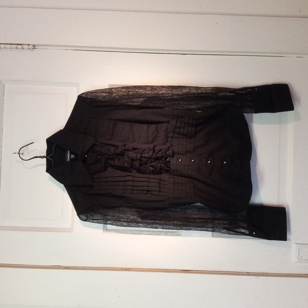 Bebe size L women's button up blouse